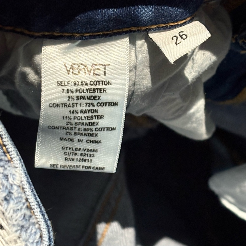 VERVET Flare Multifinish Jeans 24” Waist - Picture 3 of 6